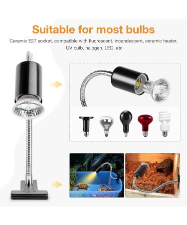 Lunriwis Turtles Heat Lamp | UVB Basking Spot Light Bulb for Reptiles - Ideal for Turtles Lizards Snakes and Amphibians - Buy Online on SooperMarket.com