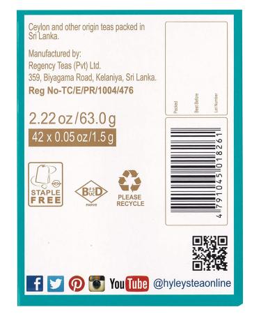 Hyleys 14-Day Cleanse Tea Kit - 42 Tea Bags for Detox & Wellness - Buy Online on SooperMarket.com