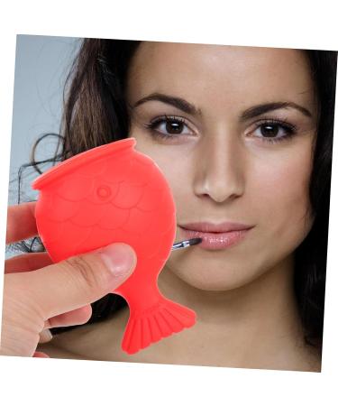 Gogogmee 2pcs Silicone Fish Lip Filler (red) Plumping Device Enhancer Lip Plumper Treatment Mouth - Buy Online on SooperMarket.com