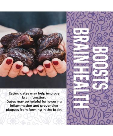 Fresh California Medjool Dates 1 lb - Pitted, Extra Fancy & Non-GMO - Sweet & Chewy Fruit Snack - No Added Sugar - Natural & Delicious - Buy Online on SooperMarket.com