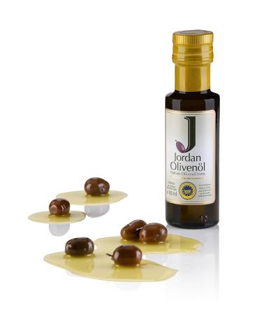 Premium Jordan Olive Oil | Greek Island of Lesbos | Traditional Cold-Pressed | 100ml Elegant Glass Bottle - Buy Online on SooperMarket.com