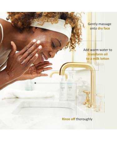 Cleansing Oil - Vitamin C + Peptide Makeup Remover Oil Deep Cleansing Oil for Face - Removes Impurities Sunscreen & Waterproof Makeup - Gentle Daily Makeup Remover Nourishing Skin & Keep pH Balance - Buy Online on SooperMarket.com