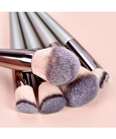 18 Pieces Makeup Brush Set - Essential Beginner Cosmetic Tools for Eyeshadow Blush & Eyelashes | International Shipping - Buy Online on SooperMarket.com