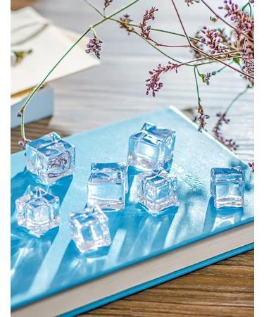 DomeStar Clear Fake Ice Cubes 20 PCS - Acrylic Diamond Crystals for Summer Home Decoration and Wedding Centerpieces - Buy Online on SooperMarket.com