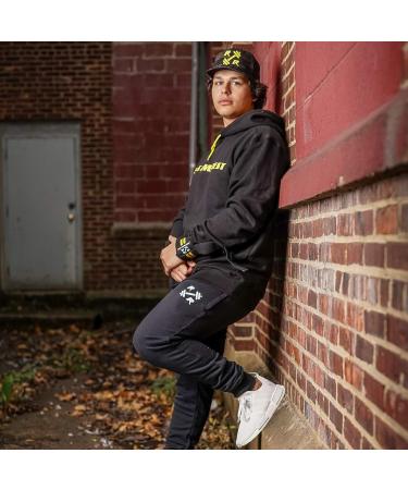 Ultimate Lifting Sweatshirt XX-Large Black & Yellow - Ideal for Weightlifting, Bodybuilding, Powerlifting, Crossfit & Weight Loss - Buy Online on SooperMarket.com
