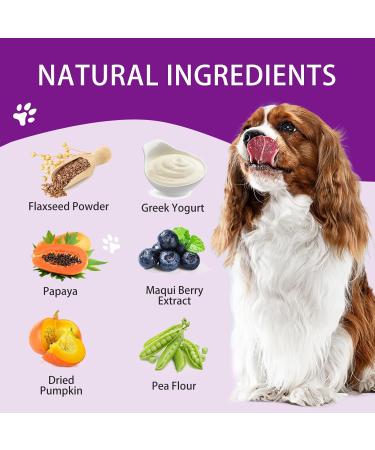 Tioueo Probiotic Digestive Chews 120pcs - Digestive Harmony, Skin Comfort, Allergy Relief, Immune Boost for Dogs - Ultimate Canine Wellbeing - Buy Online on SooperMarket.com