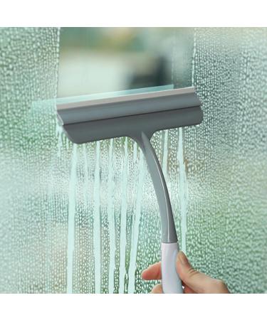 Glass Cleaner Home Glass Scraper Car Window Cleaning Floor Tile Wall Washing Brush Wiper For Bathroom Kitchen Car Furniture Grey - Buy Online on SooperMarket.com