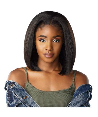 Sensationnel CKCo HalfWig - Synthetic Instant weave full wig style CURLS KINKS AND CO Half wig - TOP BABE (1B)