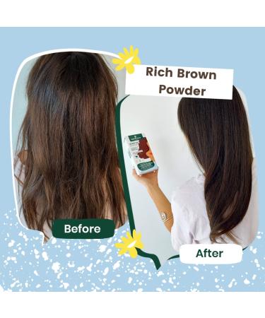 Herbatint Henna Color Organic Hair Dye - Rich Brown 3.5oz - Vegan Plant-Based Formula - Buy Online on SooperMarket.com