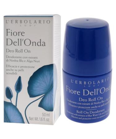 LErbolario Roll-On Deodorant Fiore Dell'Onda 1.7 oz - Roll-on Deodorant - Floral Scent - Natural Ingredients - For All Skin Types - Cruelty-Free - Buy Online on SooperMarket.com
