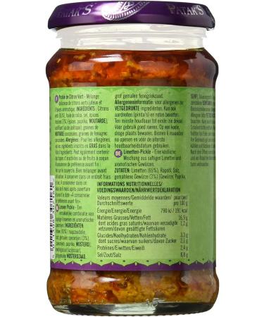 Buy Pataks Lime Pickle 283g - 2 Pieces | Authentic Indian Flavor | International Shipping Available - Buy Online on SooperMarket.com