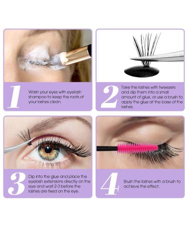 Fast-Drying Waterproof Lash Glue | Black Sensitive Eyelash Glue for DIY Extensions (5ML) - Strong Hold & Long Lasting - Buy Online on SooperMarket.com