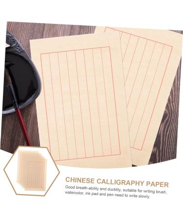 STOBOK 50 sheets Japan Art Paper Zhi Calligraphy Japanese Sumi Stationery Rice Mat Drawing Painting - Buy Online on SooperMarket.com