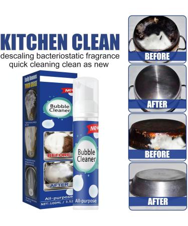 Luftune Bubble Cleaner Luftune All Purpose Rinse Cleaning Spray All-Around Kitchen Cleaning Foam Kitchen Bubble Cleaner Spray Foaming Heavy Grease Cleaner for Hoods Stovetop (3pcs) - Buy Online on SooperMarket.com