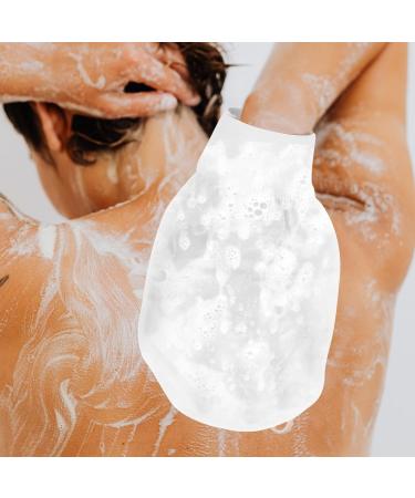 NOLITOY Exfoliating Gloves - Bath Loofah Mitts for Deep Cleansing & Skin Massage - Body Scrub & Dead Skin Brush - White - International Shipping Available - Buy Online on SooperMarket.com