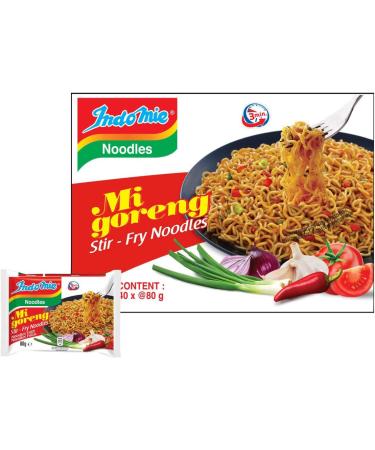 Indomie Mi Goreng Stir Fry Noodles 80g Pack of 40 by Purple Pantry Foods - Buy Online on SooperMarket.com