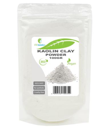 Kaolin Clay - 100 gr - cosmetics are popular ingredients for many skin care applications and can be used in masks cleaning agents soaps color cosmetics creams sound packs