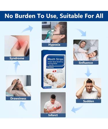 Upgraded Design: 120PCS Mouth Tape for Sleeping | Anti Snoring Strips for Nasal Breathing & Comfortable Sleep - Buy Online on SooperMarket.com