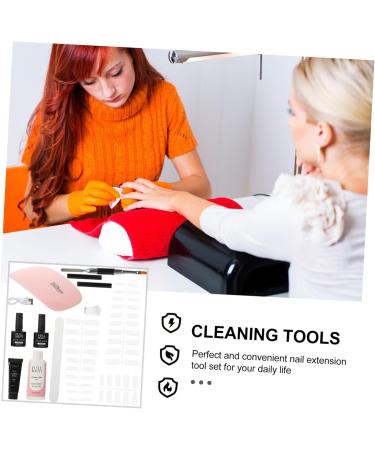 PLAFOPE 1 Set Pieces Manicure Tools Set Nail Dryer Lamp Professional Nail Manicure Mini Nail Kit Poly Extension Kit Nail Art Kit Nail Tools Back Filler for Acrylic Nail Decor Kit Plastic - Buy Online on SooperMarket.com