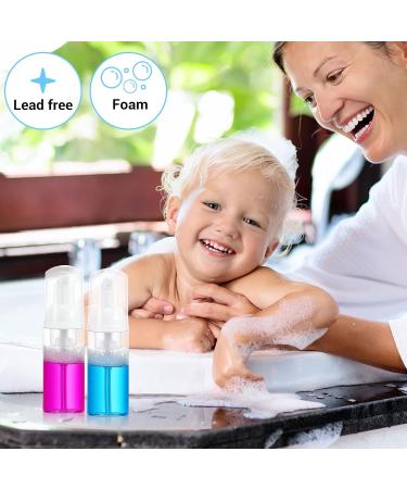 Beaupretty 2pcs Foam Dispenser Bottle Plastic Refillable Empty Mini Foaming Soap Shampoo Dispenser Pump Bottles for Travel 50ml (White) - Buy Online on SooperMarket.com