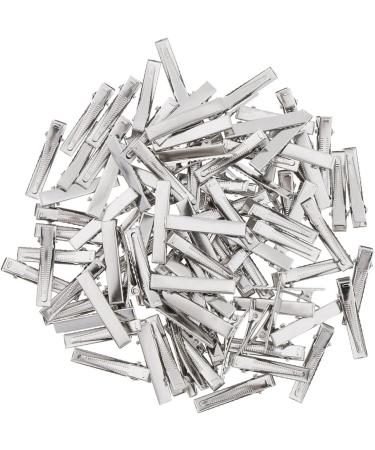 Fityle 50 Silver Crocodile Alligator Bow Blank Metal Hair Clip Teeth Prong Pinch Small Medium Lot Silver Crocodile Alligator Bow Blank Hair Clips Pins - Silver 6x45mm - Buy Online on SooperMarket.com