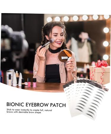 Mikinona 10pcs Imitation Eco Eyebrow Sticker 3 Proof Beauty Stickers - Buy Online on SooperMarket.com
