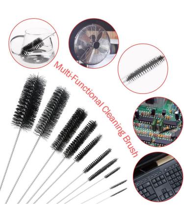 Straw Cleaning Brush Long Nylon Pipe Tube Cleaner Brush for Drinking Bottle 10PCS Nylon Tube Brush Set - Buy Online on SooperMarket.com