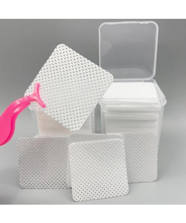 200pcs Lint Free Cotton Pads Eyelash Glue Remover Wipe Pads Glue Cleaner Pads for Extension Cleaning Cotton Pads - Buy Online on SooperMarket.com