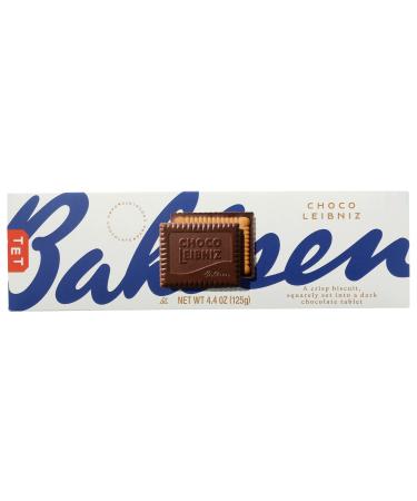 Bahlsen Choco Leibniz, Dark, 4.4 oz Choco Leibniz Dark Chocolate 4.4 Ounce (Pack of 1)