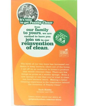 Peachy Clean Kitchen Scrubber 3pk - Peach Fragrance - Buy Online on SooperMarket.com
