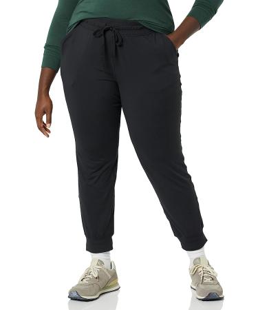 Amazon Essentials Women's Brushed Tech Stretch Jogger Pant - Small Black (Plus Size Available) - Buy Online on SooperMarket.com