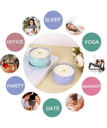 Larger Aromatherapy Candle Gift Set for Women - 4 Pack Natural Soy Wax Candles for Stress Relief Perfect for Christmas Birthdays & Valentine's Day - Buy Online on SooperMarket.com