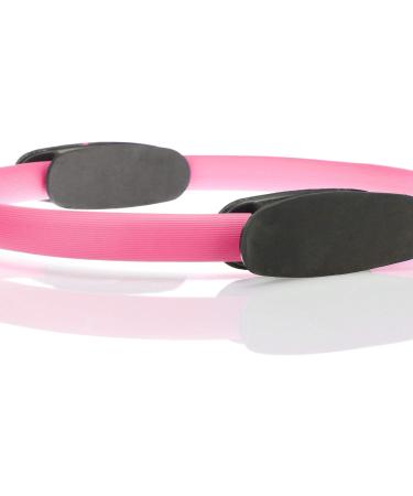 com-four Pilates Ring - Black/Pink Resistance Ring for Yoga & Pilates Training | Fitness Equipment for Thighs & Arms - Buy Now! - Buy Online on SooperMarket.com