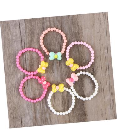 Shop Toyandona 6-Pack Colorful Baby Girl Bracelets - Candy-Colored Party Accessories for Little Princesses - Buy Online on SooperMarket.com