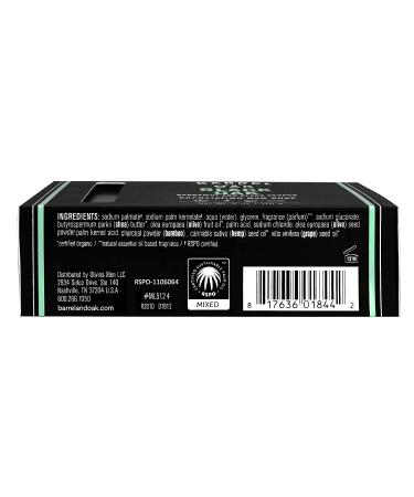Black Oak Exfoliating Bar Soap for Men - Natural Deep Cleansing & Exfoliation with Charcoal Powder and Olive Stone - 6 oz Vegan Soap Bar - Buy Online on SooperMarket.com