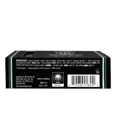 Barrel and Oak Exfoliating Bar Soap for Men - Natural Exfoliator with Charcoal Powder and Olive Stone - Sustainable Palm Oil - Deep Cleans Pores - Removes Dead Skin - 6 oz 3-Pack - Buy Online on SooperMarket.com