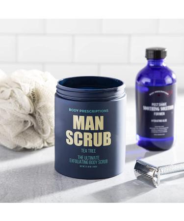 Body Prescriptions Men's Tea Tree Body Scrub - Ultimate Exfoliating Formula - 1.35 lb Jar - Buy Online on SooperMarket.com
