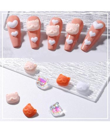 Sanwood 3D Nail Art Trailer - 30 Colorful Katzkopf Nail Diamonds | Fairy Style DIY Manicure Accessories - Buy Online on SooperMarket.com