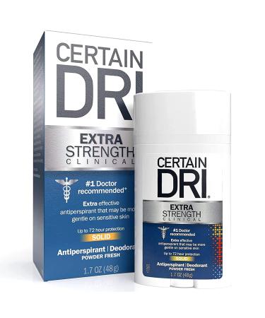 CERTAIN DRI Anti-Perspirant Solid 1.7 oz - Pack of 6 | Long-lasting Protection - Buy Online on SooperMarket.com