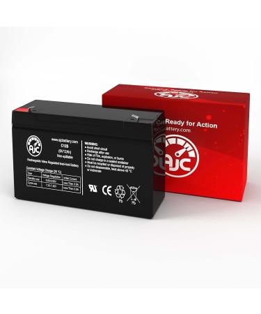 AJC 6V 12Ah UPS Battery Compatible with CSB GP6120 | High-Performance Replacement Battery for International Shipping - Buy Online on SooperMarket.com