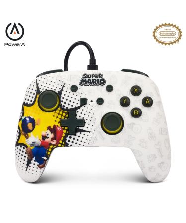 PowerA Enhanced Wired Controller for Nintendo Switch - Bob-omb Blast