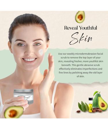 Shine Bright Microdermabrasion Facial Scrub - Exfoliating Face Scrub for All Skin Types Brighten Skin - 2 Pack - International Shipping Available - Buy Online on SooperMarket.com