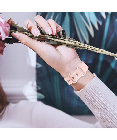Getino Compatible with Fitbit Sense 2/ Sense Bands/ Versa 4/ Versa 3 Bands Women Men  Silicone Sport Accessories  Band for Fitbit Sense/ Sense 2/ Versa 4/ Versa 3 Watch  Small Black/ Gray/ Pink/ White Small 5.8"-7.6" Black/Gray/Pink/White - Buy Online on SooperMarket.com