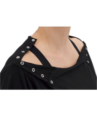 Shop Black Shoulder Shirt - Unisex Sizes S | Men's & Women's Fashion - International Shipping Available - Buy Online on SooperMarket.com