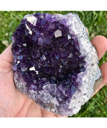 Natural Crystal 1PC 120-300g Natural Dream Amethyst Quartz Crystal Cluster Specimen Power Stone Crystal HOMEZHOU (Size : 70-80g) - Buy Online on SooperMarket.com