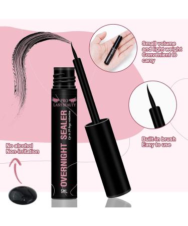 Lash Clusters Overnighter Sealer - DIY Extension for Long Lasting Wear | 5ml Black - Buy Online on SooperMarket.com