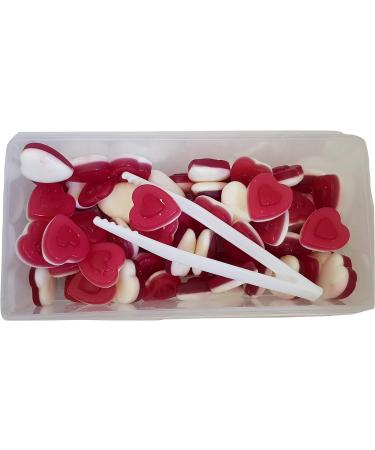 Gum Jelly Sweets Food Set Fruit Flavoured Fried Eggs Mushrooms Giant Strawberry & Love Hearts Retro Sweeties Candy Tubs Gift for Kids of All Ages 800g from Kingdom Supplies. - Buy Online on SooperMarket.com