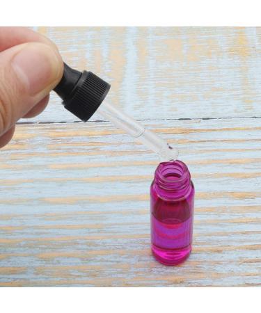 Rowiz Small Dropper Bottles - 30 Pack for Essential Oils Lotions Perfumes | Glass Eye Droppers & Black Caps - Perfect for Samples & Travel - Buy Online on SooperMarket.com