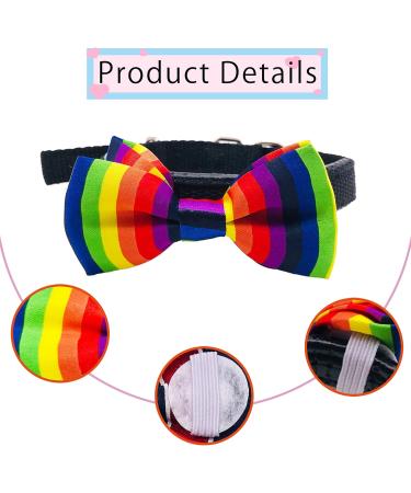 JpGdn 10pcs Small Dogs Collar Attachment Bows Ties for Puppies Cats Birthday Party Adjustable Bowties Sliding Bows Neckties Grooming Accessories Costumes Wedding 10pcs dog collar - Buy Online on SooperMarket.com