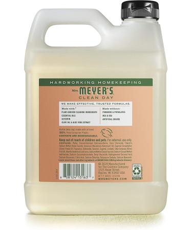 Mrs. Meyer's Geranium Hand Soap Refill, 33 Fl Oz - Pack of 2 | Biodegradable Formula with Essential Oils - Buy Online on SooperMarket.com